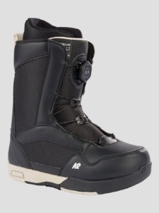 K2 You+h 2026 Kids Kids Snowboard Schoenen Zwart