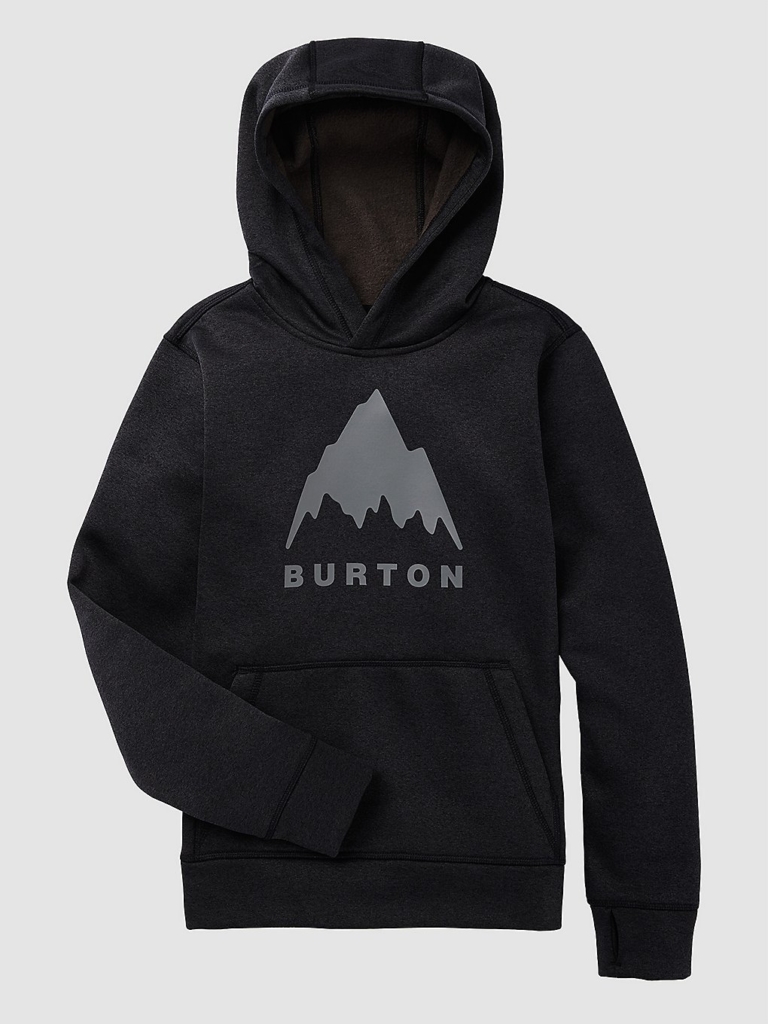 Burton Oak Kids Hoodie True Zwart Heather