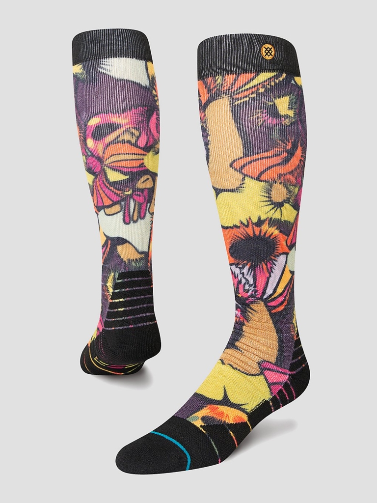 Stance Mushies Sport Sokken patroon Maroon