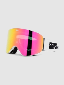 Horsefeathers Edmond White Goggle Roze
