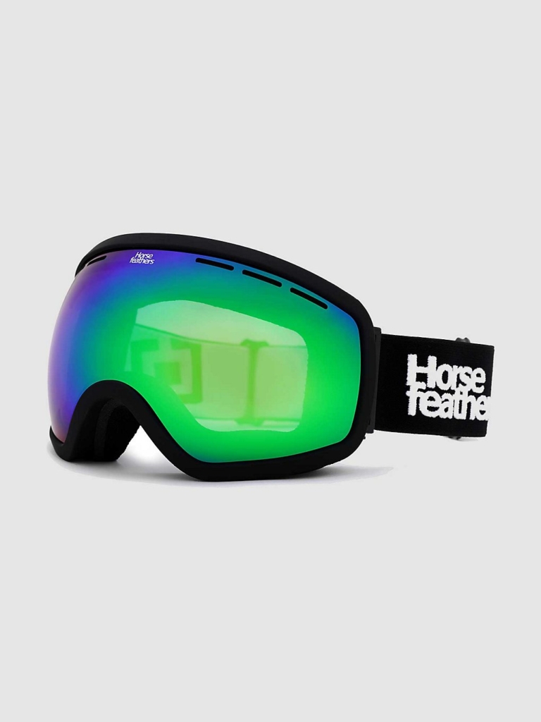 Horsefeathers Knox Black (+Bonus Lens) incl Case Goggle Groen