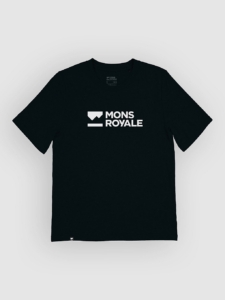 Mons Royale Merino Icon Relaxed Thermo Shirt Zwart