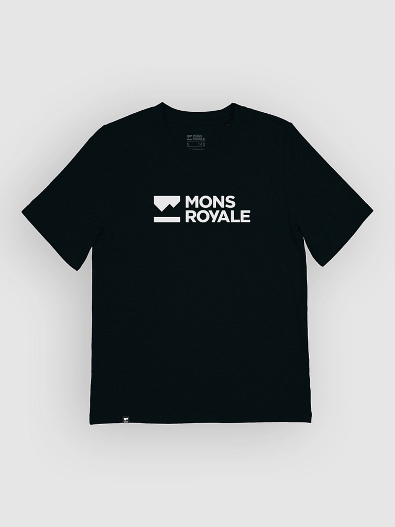 Mons Royale Merino Icon Relaxed Thermo Shirt Zwart
