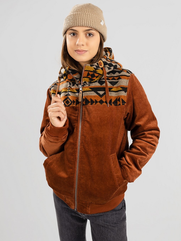 Iriedaily Indi Spice Jas Rood Bruin