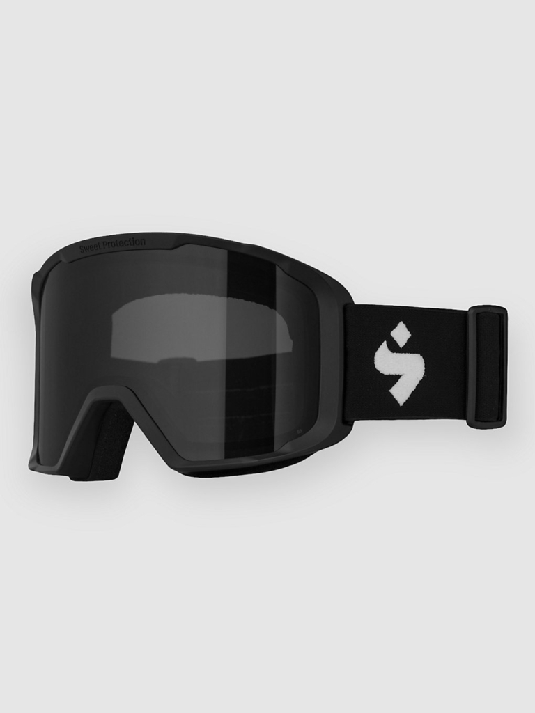 Sweet Protection Durden Matte Black/Black Goggle Obsidian Zwart