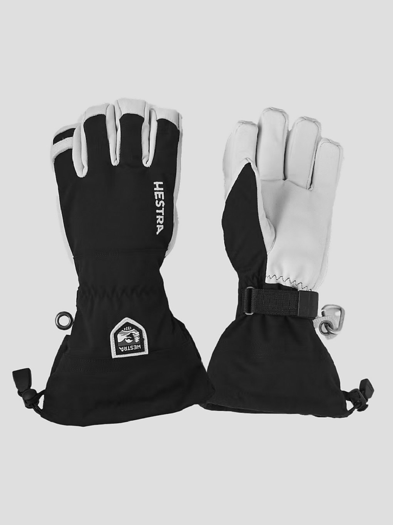 Hestra Army Leather Heli Ski Handschoenen Zwart