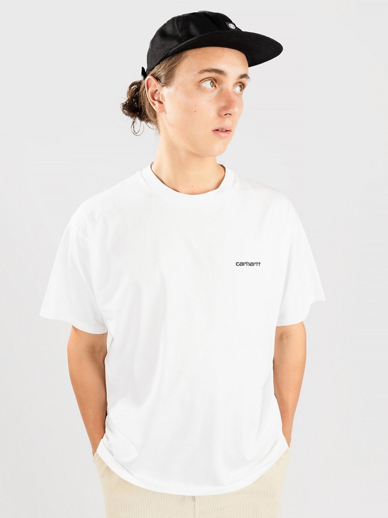 Carhartt WIP Script Embroidery T-Shirt Zwart