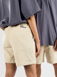 Blue Tomato Cord Easy Korte Broek Creme