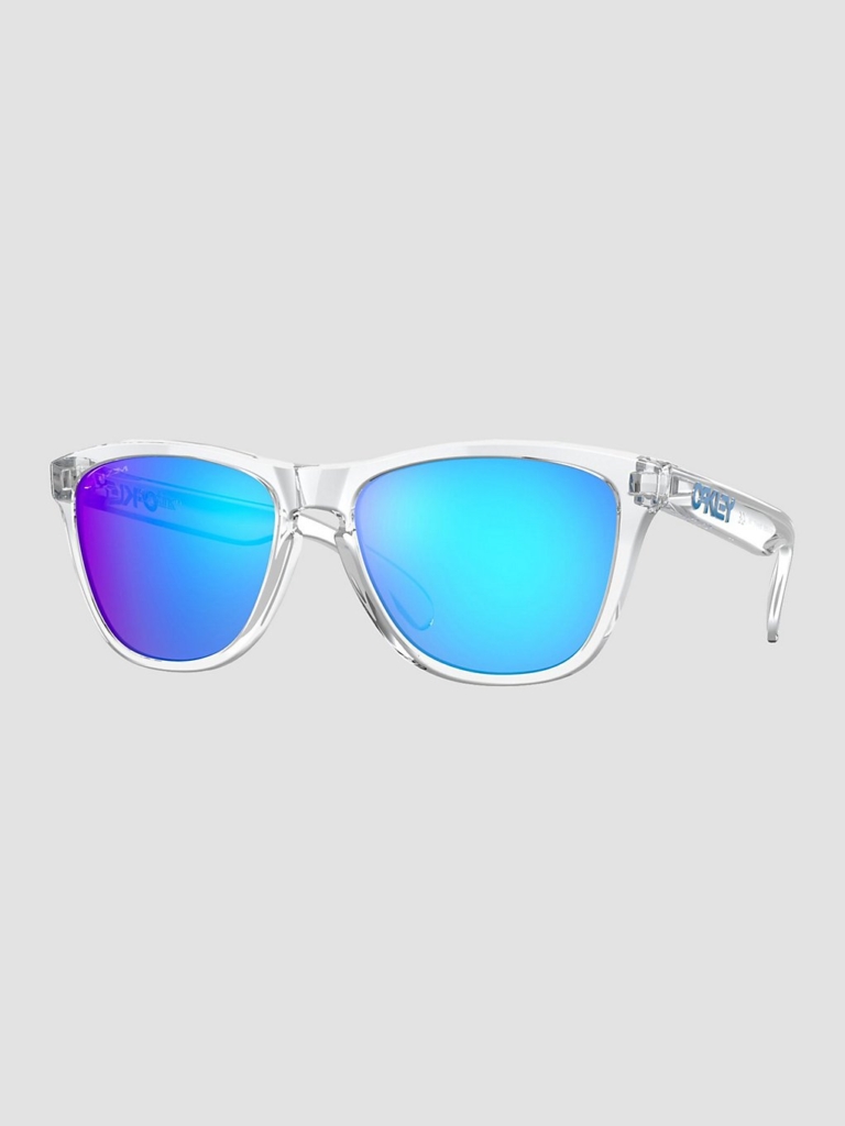Oakley Frogskins Crystal Clear Zonnebril patroon Prizm Sapphire