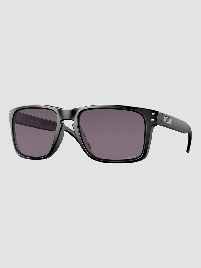 Oakley Holbrook XL Matte Black Zonnebril Prizm Grijs