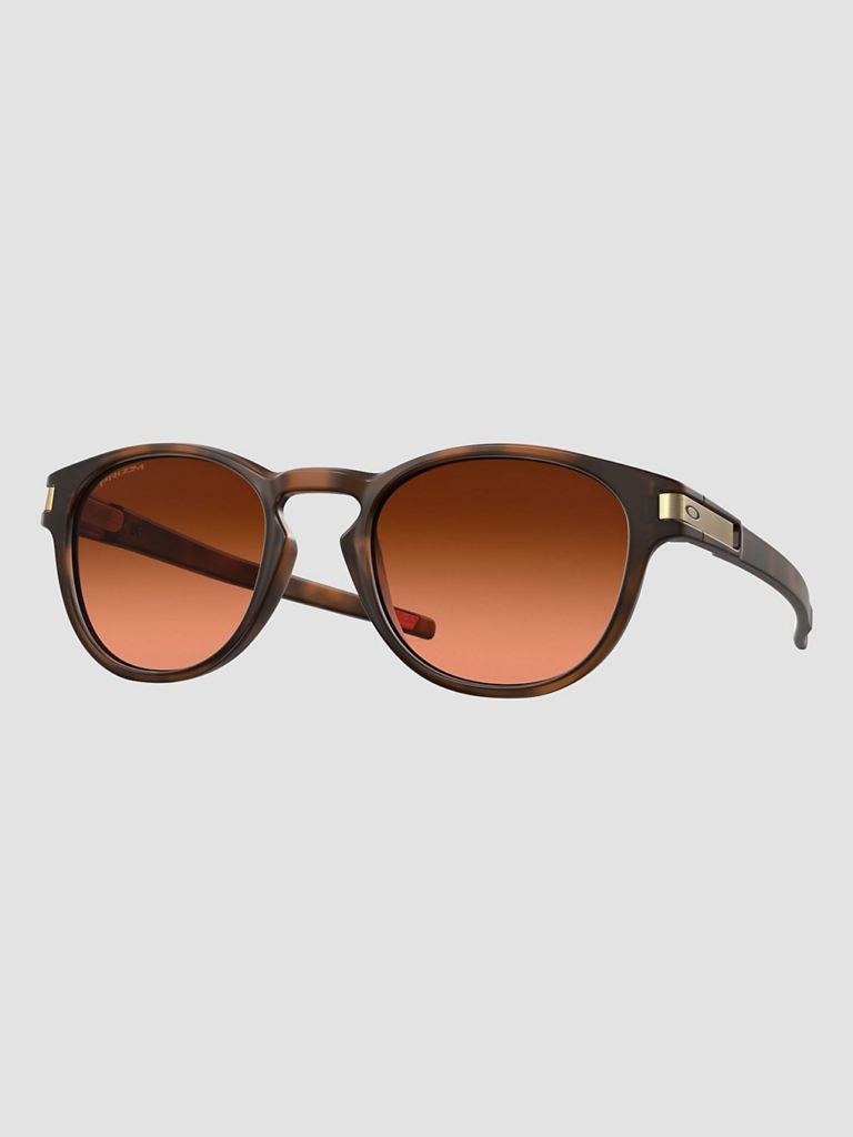 Oakley Latch Matte Brown Tortoise Zonnebril Prizm Bruin Gradient