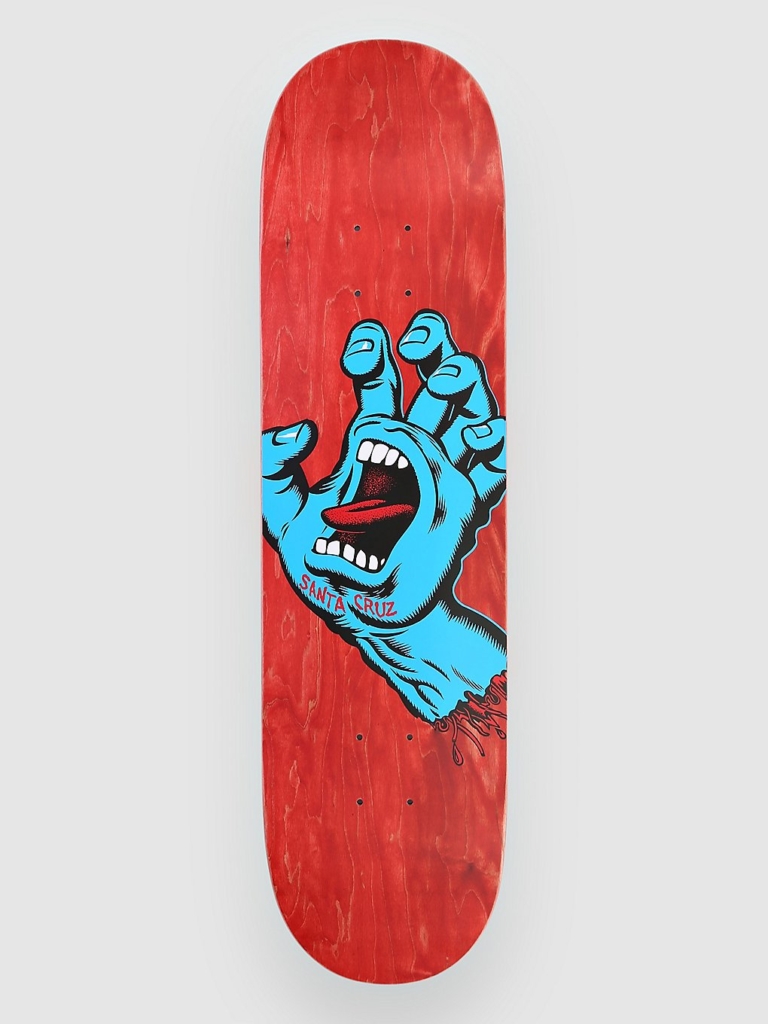 Santa Cruz Screaming Hand 8.0″ Skateboard Deck Rood