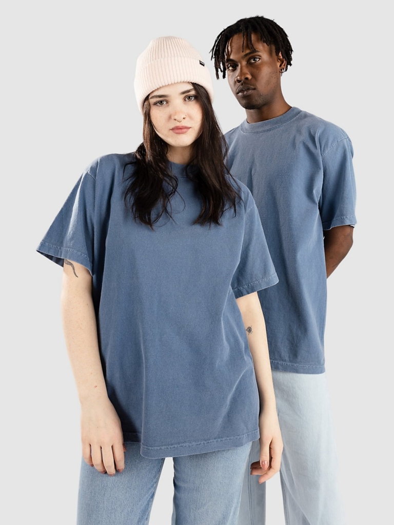 Shaka Wear 7.5 Max Heavyweight Garment Dye T-Shirt Washed Denim