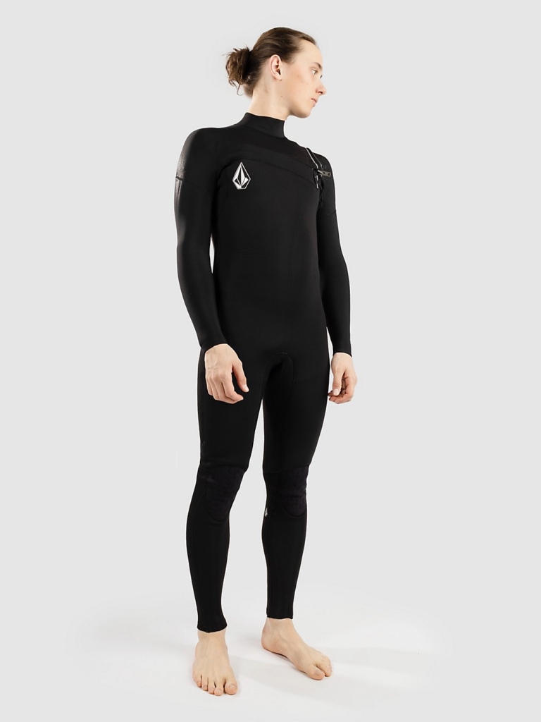 Volcom 3/2Mm Chest Zip Wetsuit Zwart