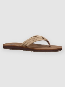 Quiksilver Carver Suede Core Sandalen Tan