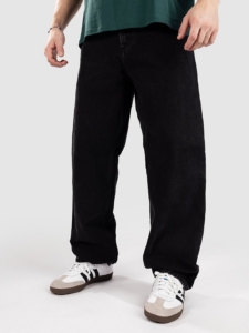 Carhartt WIP Single Knee Jeans Zwart Stone Washed