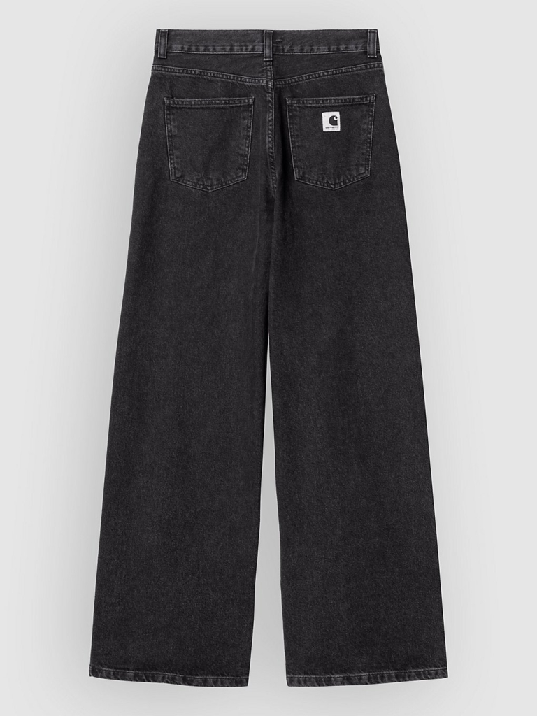 Carhartt WIP Jane Jeans Zwart Heavy Stone Wash