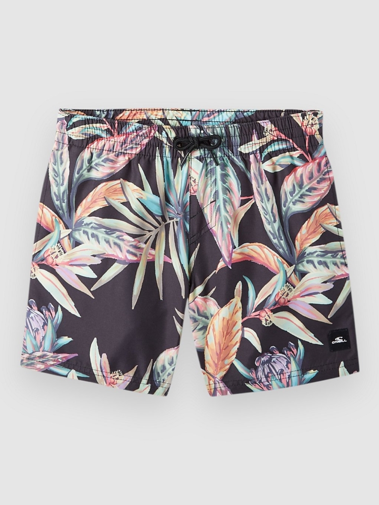 O’Neill Cali Print 13” Kids Boardshorts Zwart Tropical Flower