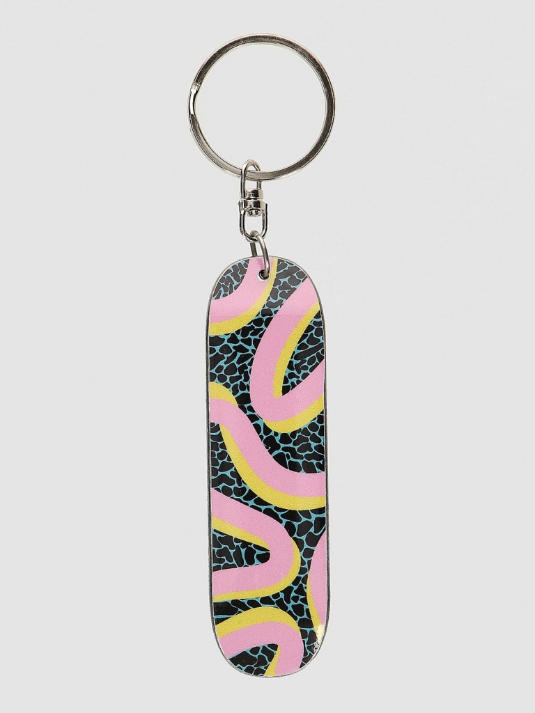 Blue Tomato Skate Keychain Roze Pattern