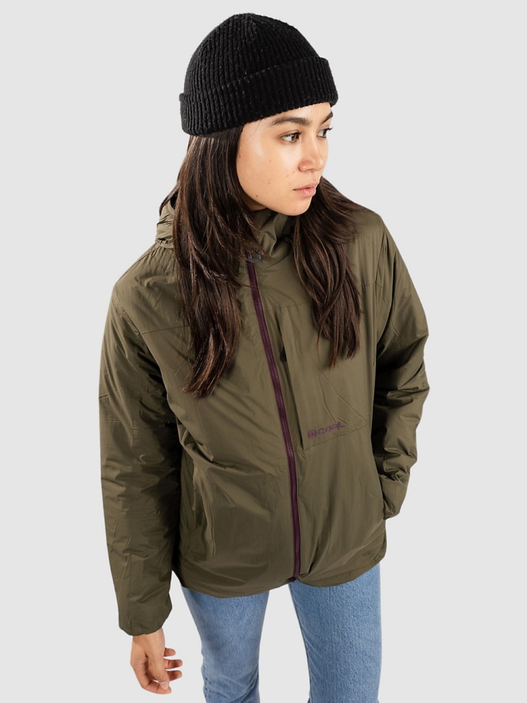 Coal Wind River Fleece Jas Olive Aubergine