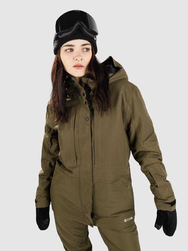 Coal Warbonnet Insulated Jas Olive