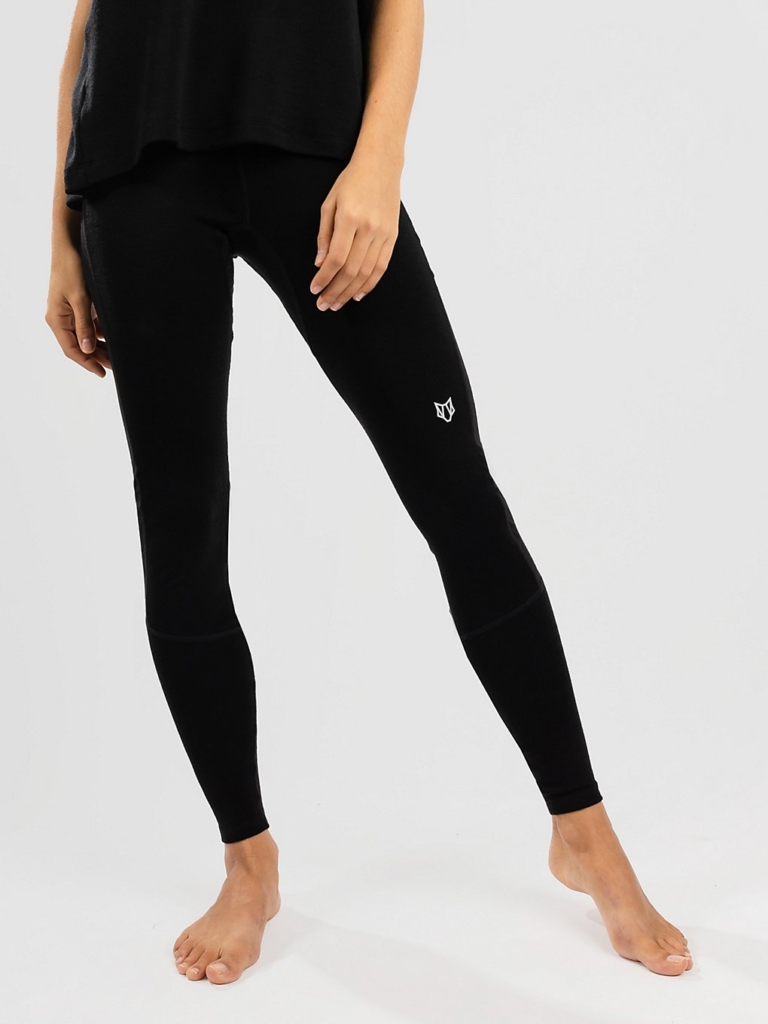 Woolf Merino Nibbi Performance Thermo Broek Zwart
