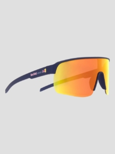 Red Bull SPECT Eyewear DAKOTA-004 Matt Metallic Blue Zonnebril Bruin With Oranje Revo