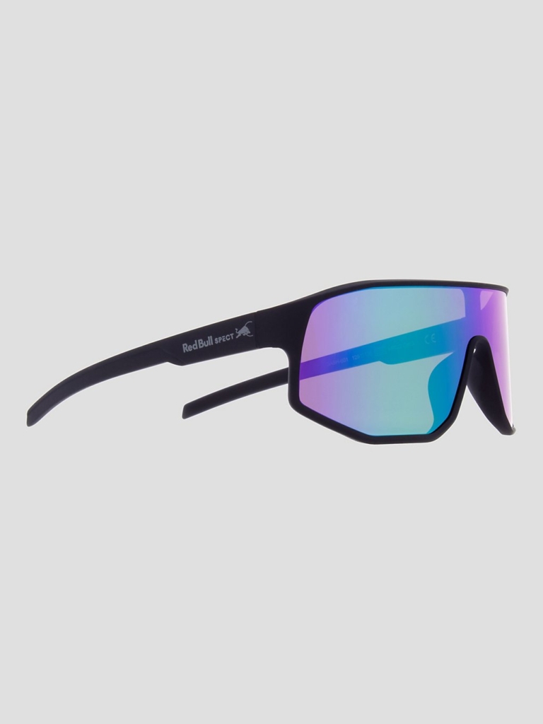 Red Bull SPECT Eyewear DASH-001 Black Zonnebril Bruin With Groen Revo