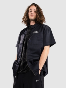 Lurking Class Look Back Zip Work Hemd Zwart