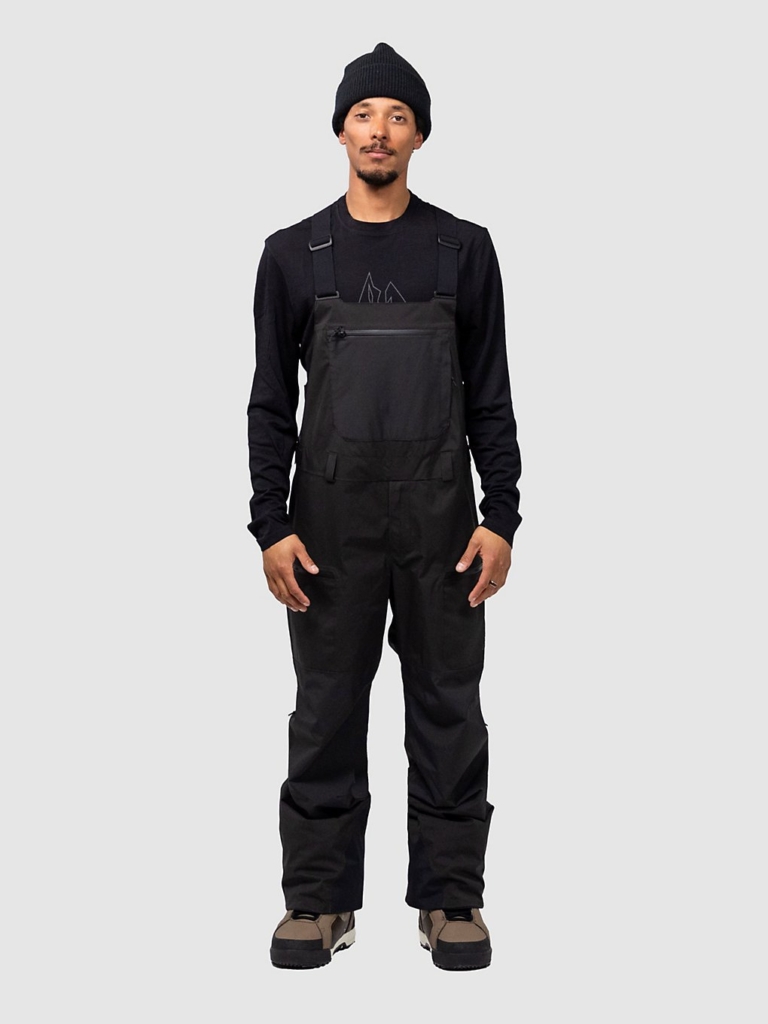 Jones Snowboards Mtn Surf Rec Bib Pants Stealth Zwart