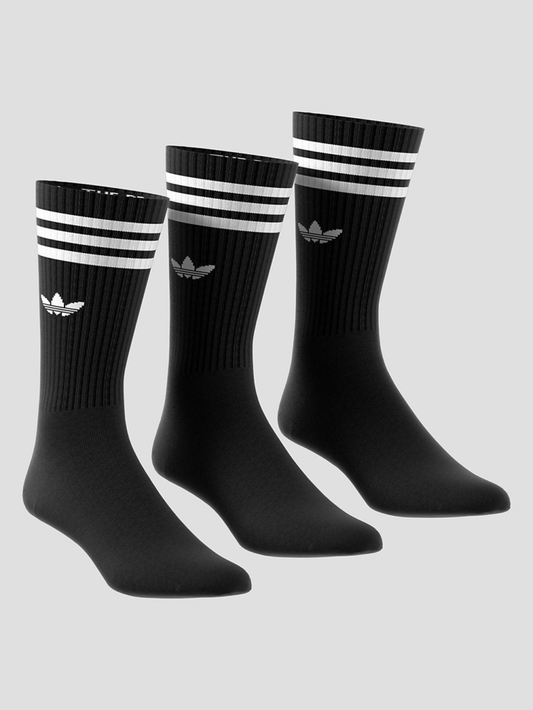 adidas Originals Solid Crew Sokken Zwart