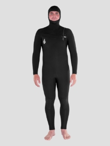 Volcom 4/3mm Hooded Chestzip Full Wetsuit Zwart