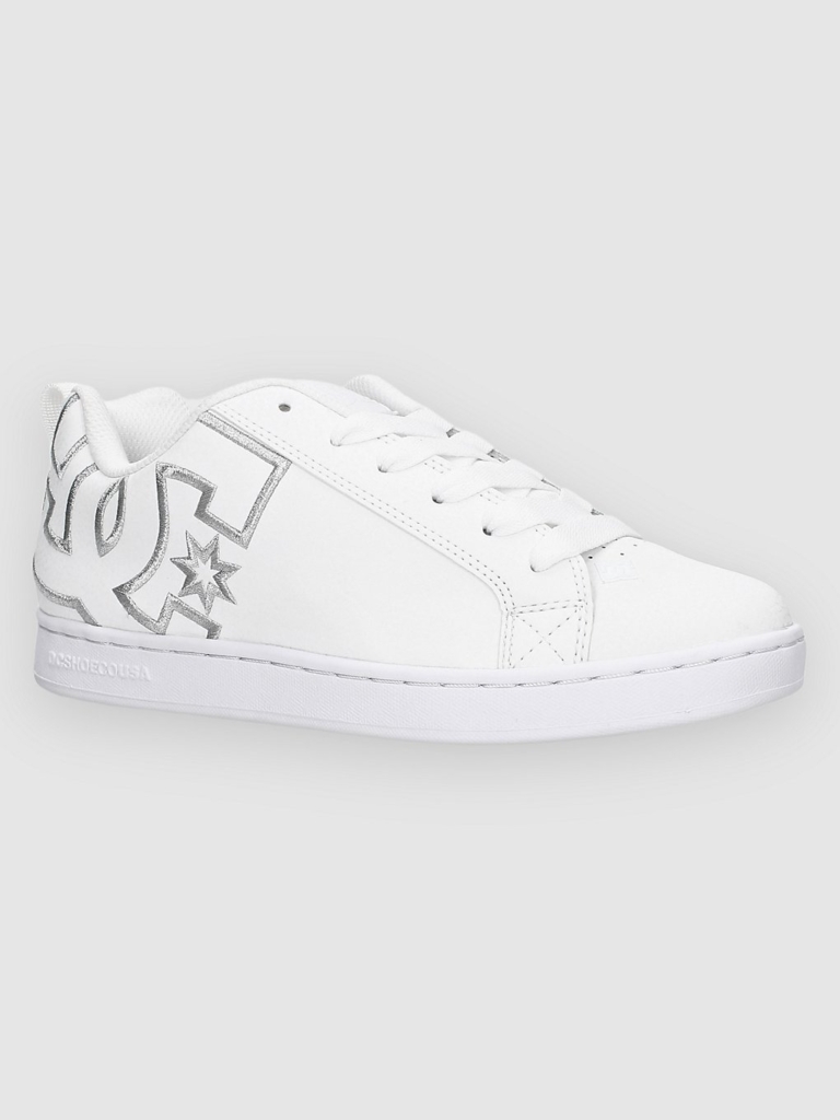 DC Court Graffik Sneakers Zilver
