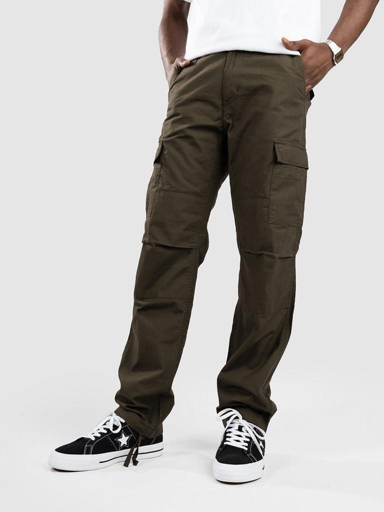 Carhartt WIP Aviation Broek Cypress Rinsed