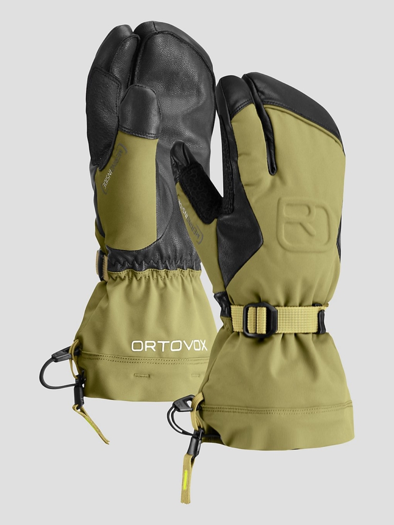 Ortovox Merino Freeride 3 Finger Wanten Wild Herbs
