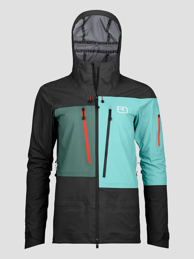 Ortovox 3L Deep Shell Jas Zwart Raven