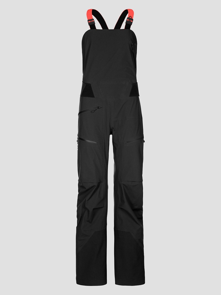 Ortovox 3L Deep Shell Bib Pants Zwart Raven
