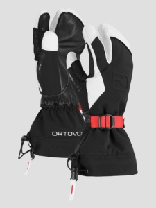 Ortovox Merino Freeride 3 Finger Wanten Zwart