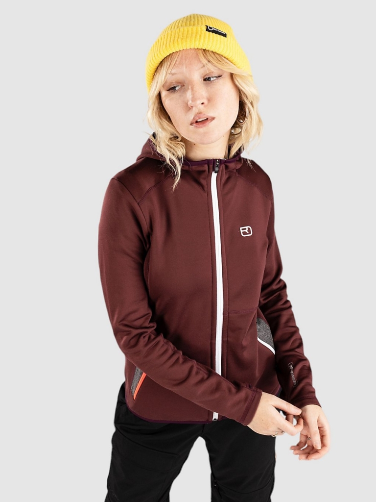 Ortovox Hooded Fleece Jas Winetasting