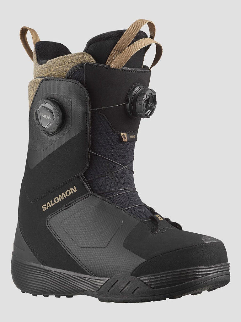 Salomon Kiana Dual Boa 2025 Snowboard Schoenen Blackblacksepia Tint