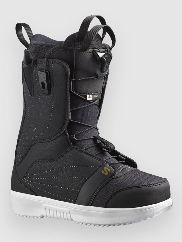 Salomon Pearl 2026 Snowboard Schoenen Blackwhitegold