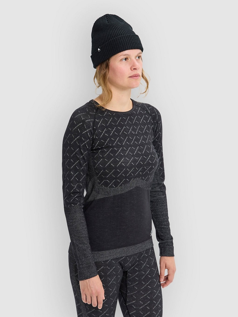 Burton Ak Slokar Crew Thermo Shirt Zwart
