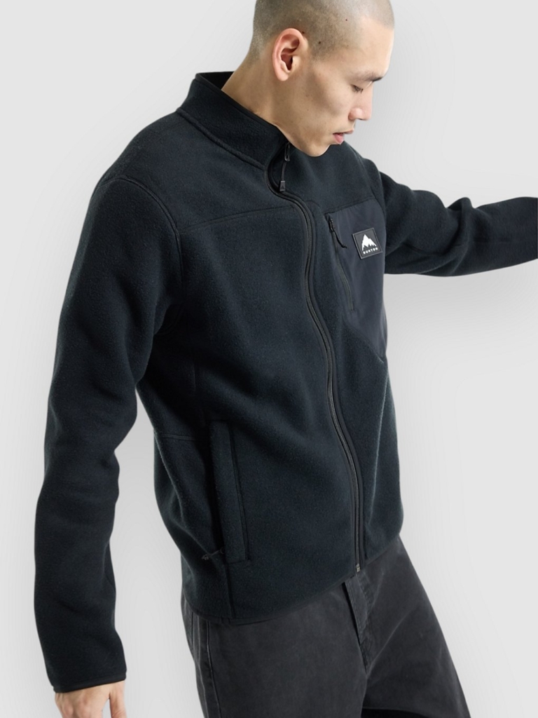 Burton Cinder Zip Hoodie True Zwart