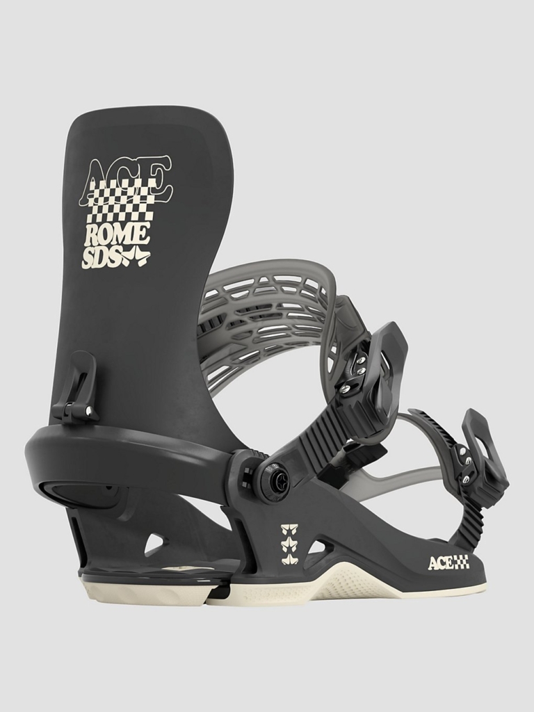 Rome Ace Kids Snowboard Bindingen Zwart