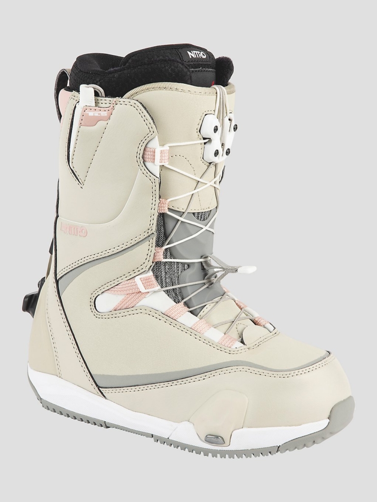 Nitro Cave TLS Step On Snowboard Schoenen Sand/rose