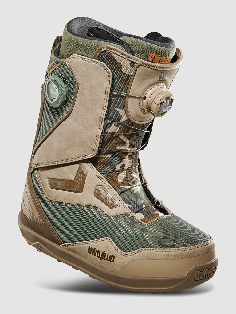 ThirtyTwo Tm-2 Double Boa Wide Merrill 2024 Snowboard Schoenen camouflage Bruin