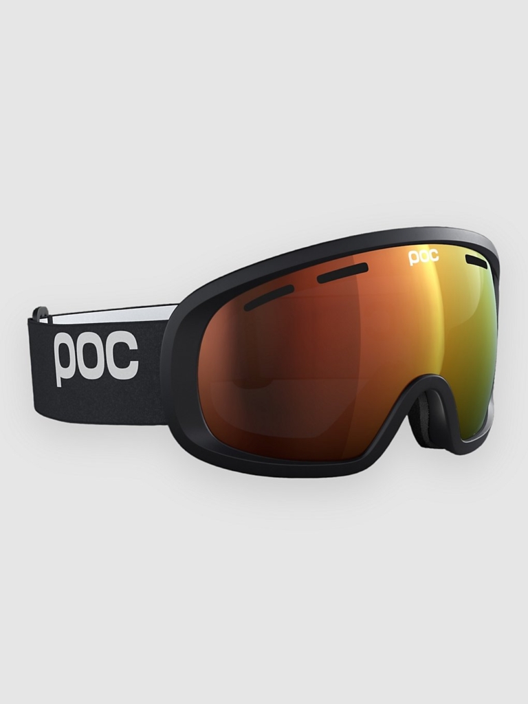 POC Fovea Mid Uranium Black Goggle Partly Sunny Oranje
