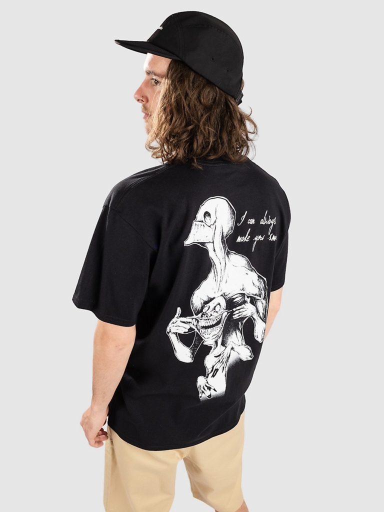 Any Means Necessary I Can Always Make You Smile T-Shirt Zwart