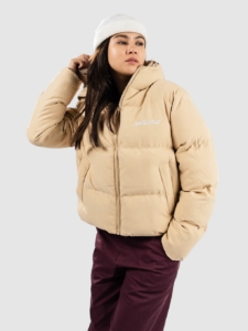 Santa Cruz Strip Logo Quilted Jas Beige
