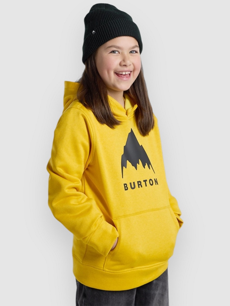 Burton Oak Kids Hoodie Goldenrod Heather